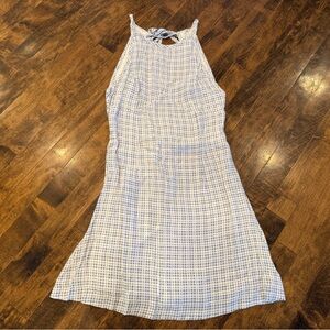 Urban Outfitters Blue Check Dress